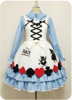 vestido de alicia version anime